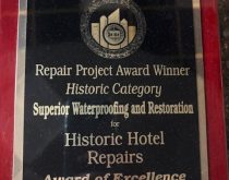 2016 Great Plains Chapter I.C.R.I. Historic Repair Project Award